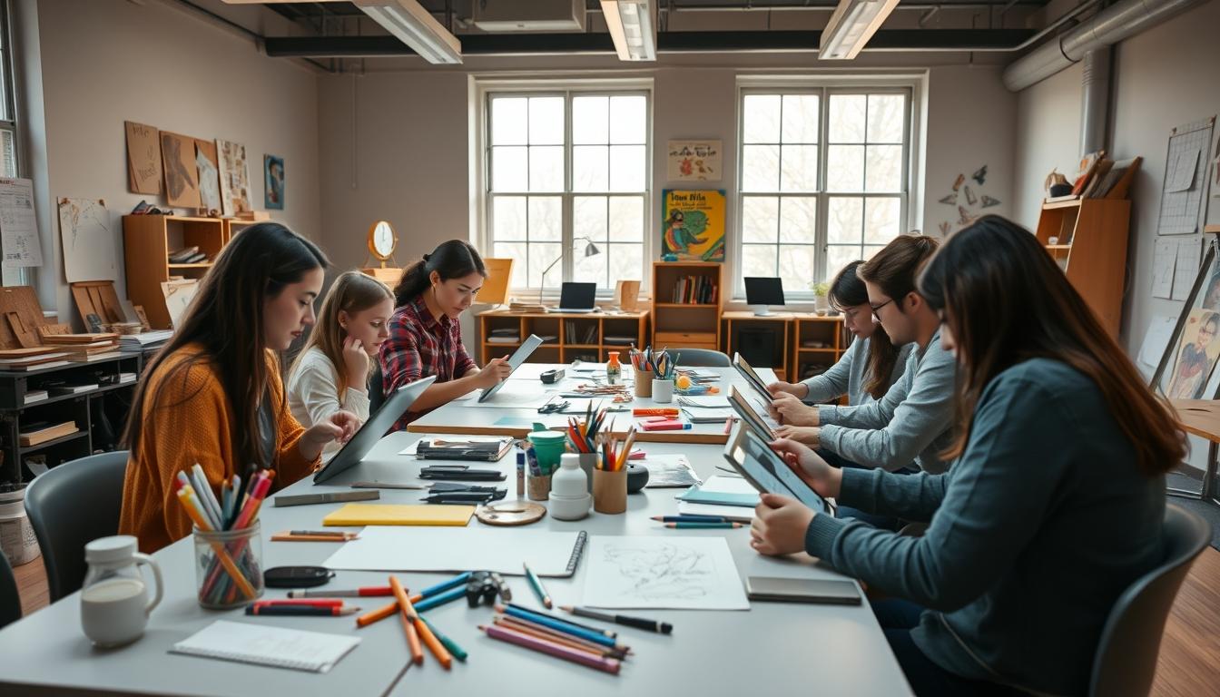 Organized study environment supporting productive learning