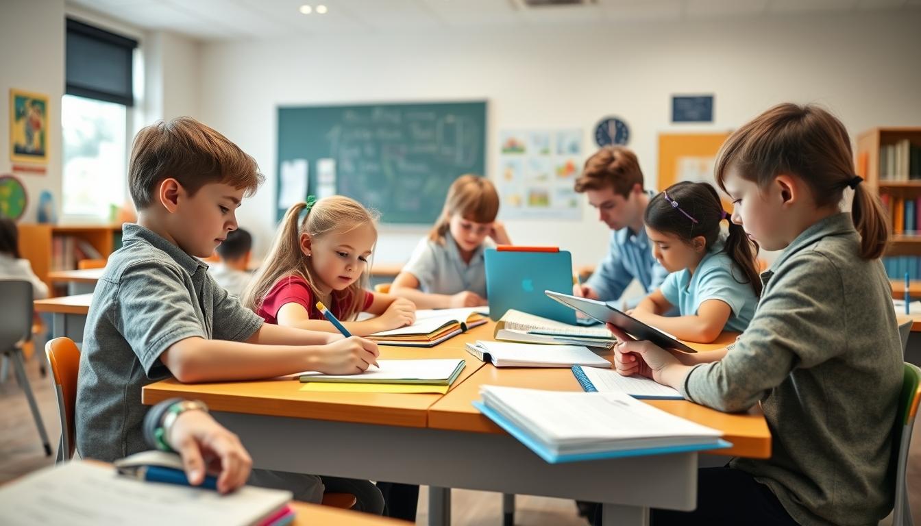 Digital learning platform with online study materials